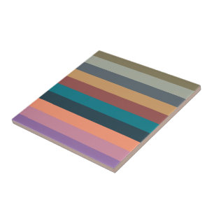 colour stripes in colourful pastel tile