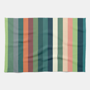 Colour Stripes Tea Towel