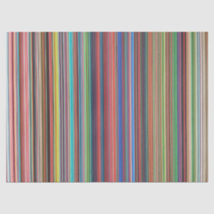 colour stripes tissue paper