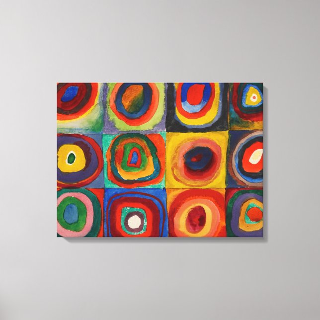 Colour Study, 1913 by Wassily Kandinsky Canvas Print (Front)