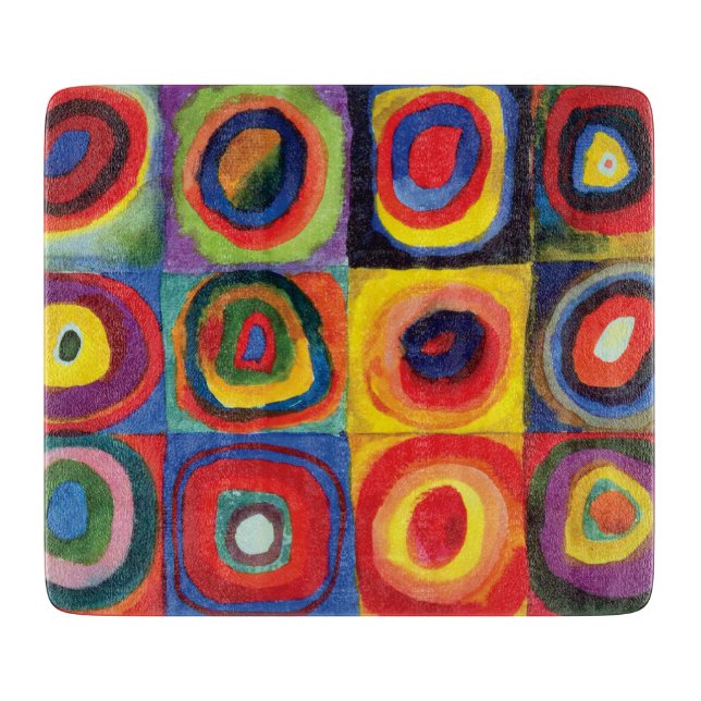 Colour Study by Wassily Kandinsky Cutting Board (Front)
