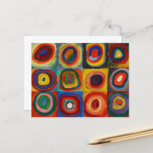 Colour Study by Wassily Kandinsky Holiday Postcard