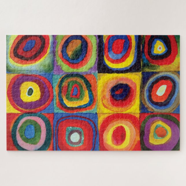 Colour Study by Wassily Kandinsky Jigsaw Puzzle (Horizontal)