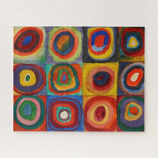 Colour Study by Wassily Kandinsky Jigsaw Puzzle (Horizontal)