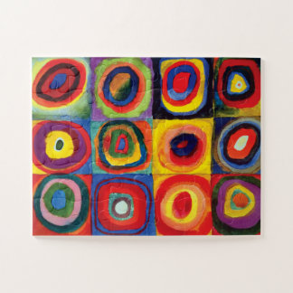 Colour Study by Wassily Kandinsky Jigsaw Puzzle