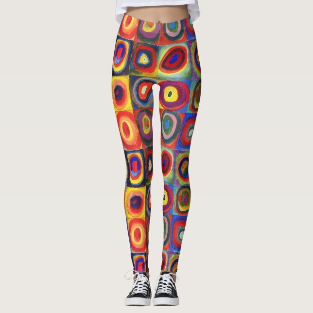 Colour Study by Wassily Kandinsky Leggings (Front)