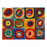 Colour Study by Wassily Kandinsky