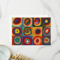 Colour Study by Wassily Kandinsky