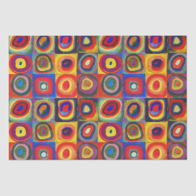 Colour Study by Wassily Kandinsky Tissue Paper (Front)