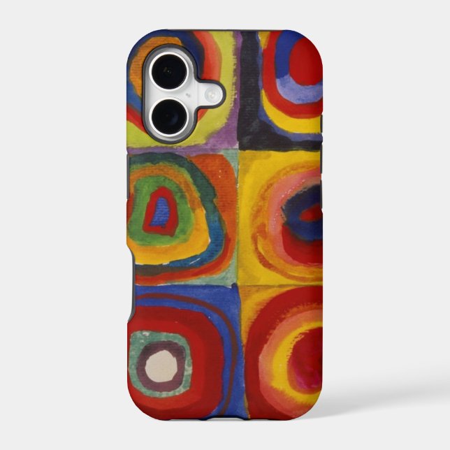 Colour Study of Squares Circles (Back)