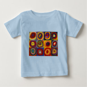 Colour Study of Squares Circles Baby T-Shirt