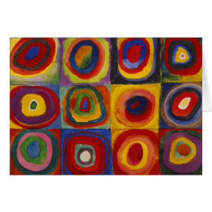 Colour Study of Squares Circles by Kandinsky