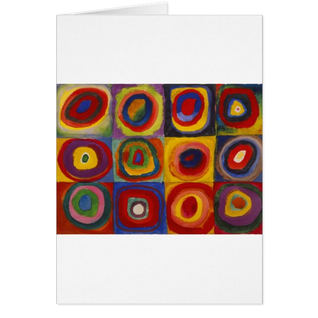 Colour Study of Squares Circles by Kandinsky (Front)
