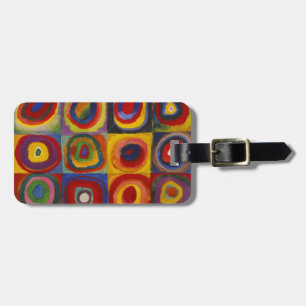 Colour Study of Squares Circles by Kandinsky Luggage Tag
