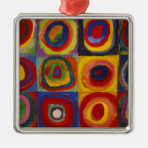 Colour Study of Squares Circles by Kandinsky Metal Tree Decoration