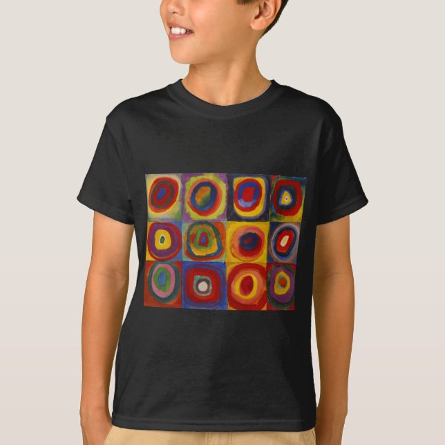 Colour Study of Squares Circles by Kandinsky T-Shirt (Front)