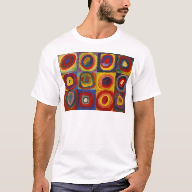 Colour Study of Squares Circles by Kandinsky T-Shirt (Front)
