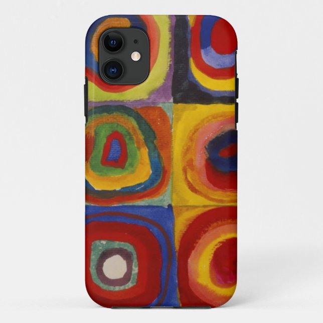 Colour Study of Squares Circles Case-Mate iPhone Case (Back)