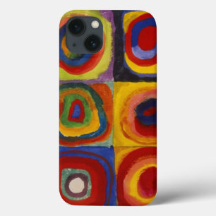 Colour Study of Squares Circles iPad Air Case