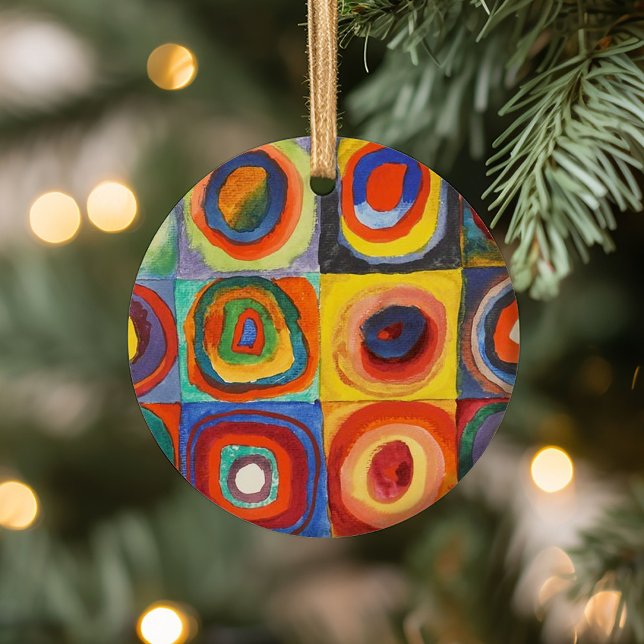 Colour Study | Wassily Kandinsky Ceramic Tree Decoration (Creator Uploaded)