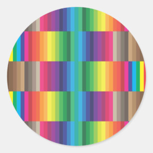 Colour swatch CMYK Classic Round Sticker