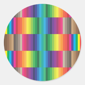 Colour swatch CMYK Classic Round Sticker