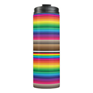 colour swatch rainbow thermal tumbler