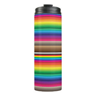 colour swatch rainbow thermal tumbler