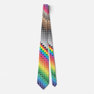 colour swatch rainbow tie
