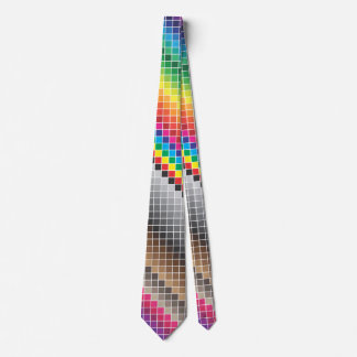 colour swatch rainbow tie