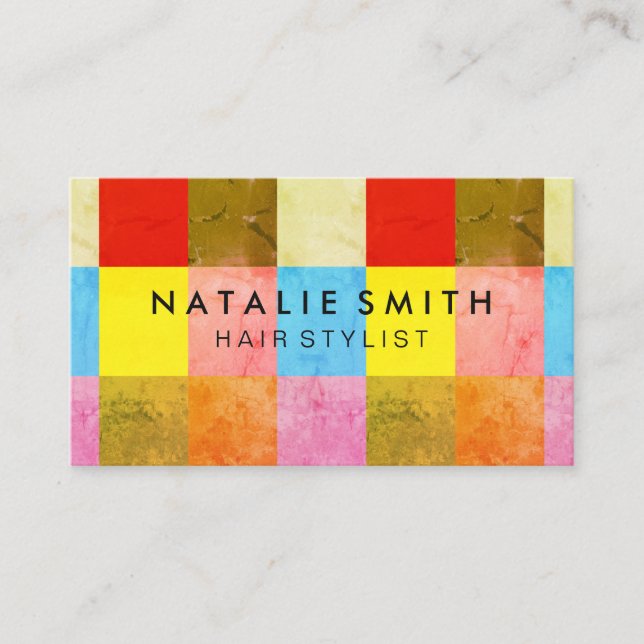 Colour Swatches Business Card (Front)