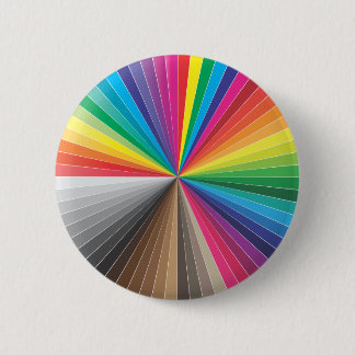 colour swatches circle 6 cm round badge