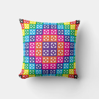 colour swatches cushion