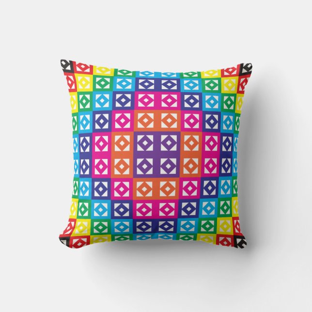 colour swatches cushion (Front)
