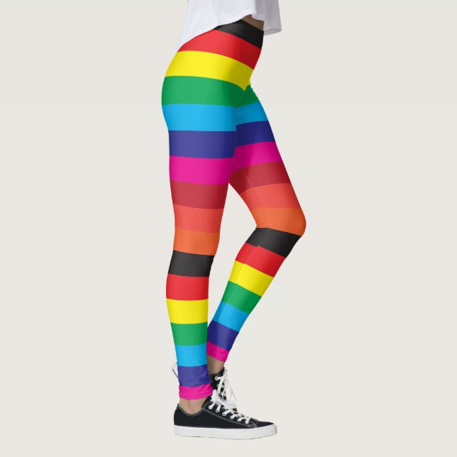 colour swatches rainbow  leggings (Right)