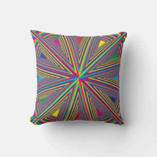colour swatches yellow green cyan blue magenta red cushion