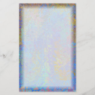 Colour Swirl Border Stationery