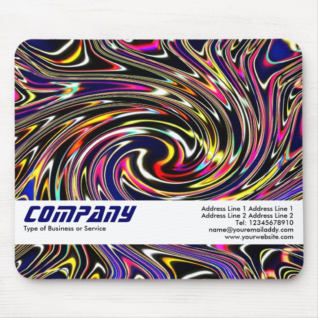Colour Swirl, Business Mouse Mat (Front)