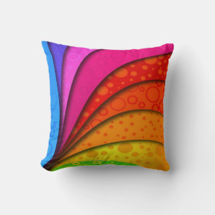 Colour Swirls Pattern Pillow