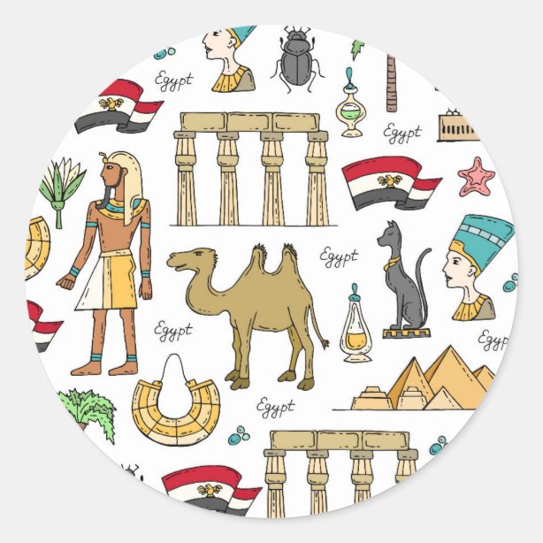 Egypt Stickers & Labels Zazzle UK