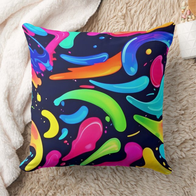Colour Symphony: A Visual Feast Cushion (Blanket)