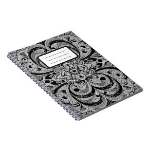 Colour Symphony Mandala – Bold Psychedelic Floral Notebook