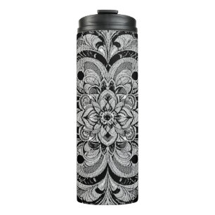 Colour Symphony Mandala – Bold Psychedelic Floral Thermal Tumbler
