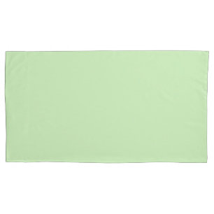 colour tea green pillowcase