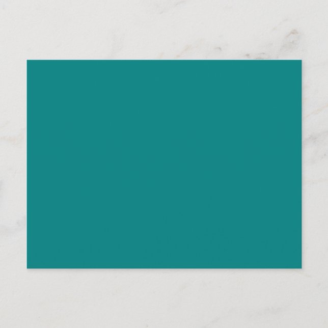 colour teal postcard (Front)