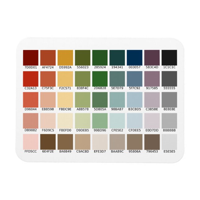 Colour Test Magnet (Horizontal)