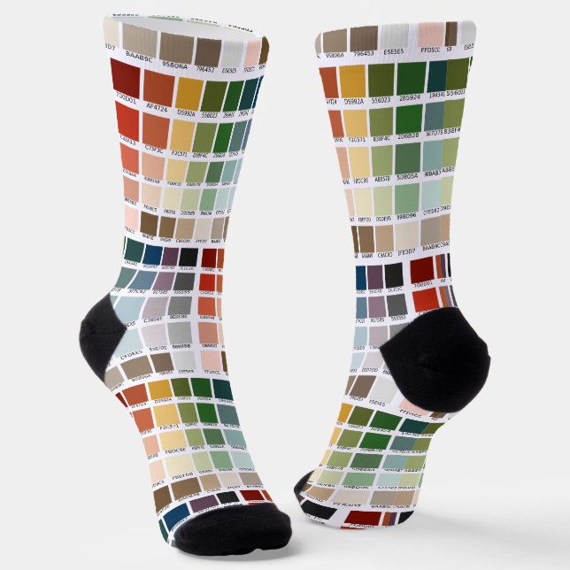 Colour Test Socks (Angled)