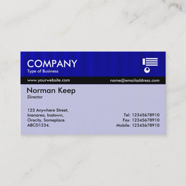 Colour Tex Banded - Drapery 05 Business Card (Front)