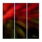 "Colour Texture Display" 36" x 36" Acrylic Triptyc