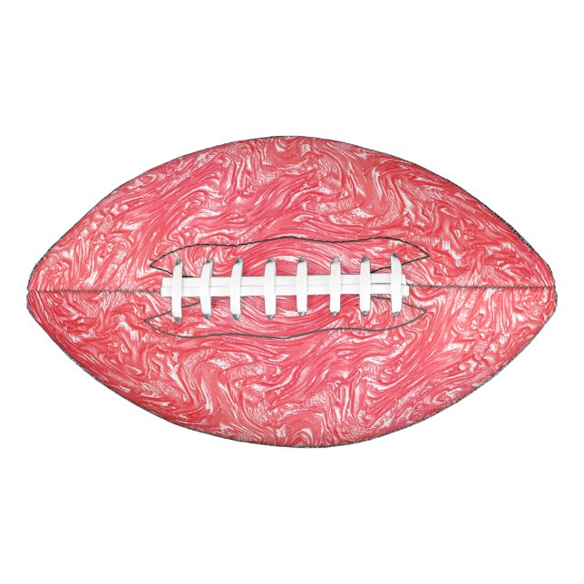 Colour texture "pearly strawberry cream" american football (Front)